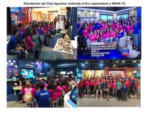 Club Agutino en Ecoexploratorio y WAPA TV